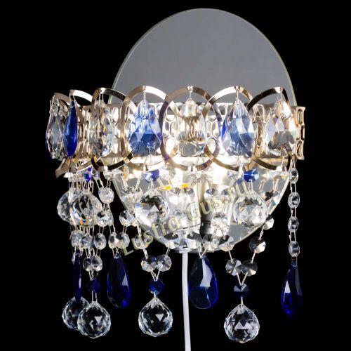 Бра Астра Паутинка синяя в Саратове Гусь Хрустальный