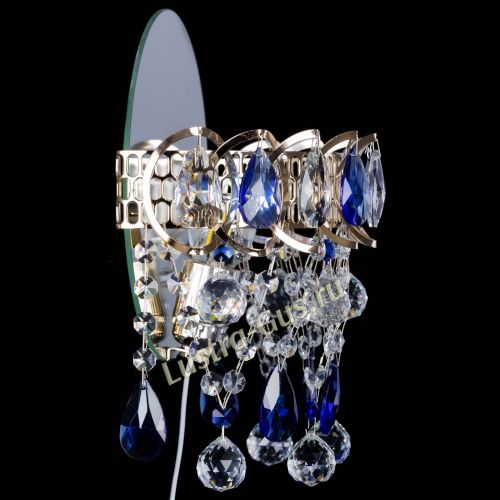 Бра Астра Паутинка синяя в Саратове Гусь Хрустальный