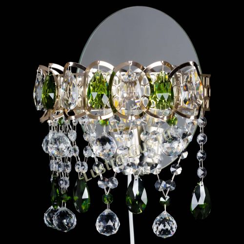 Бра Астра Паутинка зеленая в Саратове Гусь Хрустальный