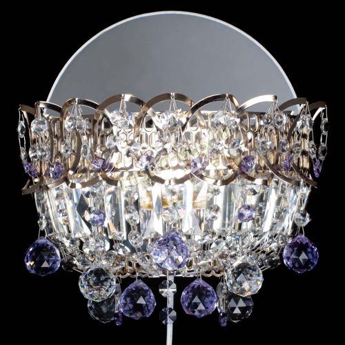 Бра Астра пластинка шар Фиолетовая в Саратове Гусь Хрустальный