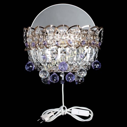 Бра Астра пластинка шар Фиолетовая в Саратове Гусь Хрустальный