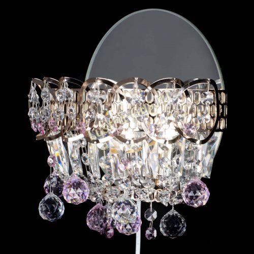 Бра Астра пластинка шар Розовая в Саратове Гусь Хрустальный