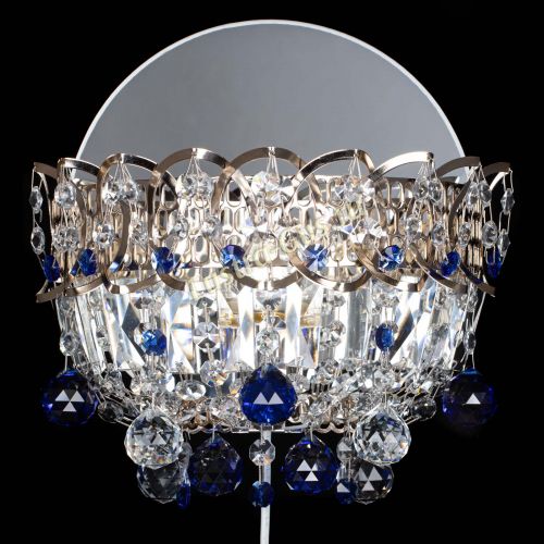 Бра Астра пластинка шар Синяя в Саратове Гусь Хрустальный