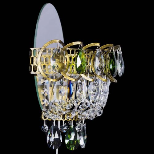 Бра Астра Зеленая под бронзу в Саратове Гусь Хрустальный