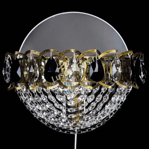 Бра Астра Сетка под бронзу Черная в Саратове Гусь Хрустальный