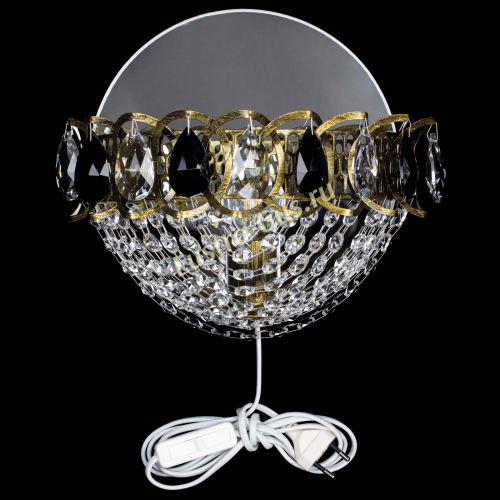 Бра Астра Сетка под бронзу Черная в Саратове Гусь Хрустальный