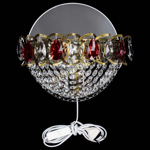 Бра Астра Сетка под бронзу Красная в Саратове Гусь Хрустальный