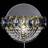 Бра Астра Сетка под бронзу Синяя в Саратове