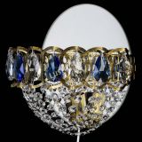 Бра Астра Сетка под бронзу Синяя в Саратове