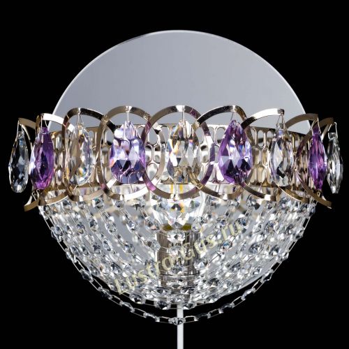 Бра Астра Сетка фиолетовая в Саратове Гусь Хрустальный