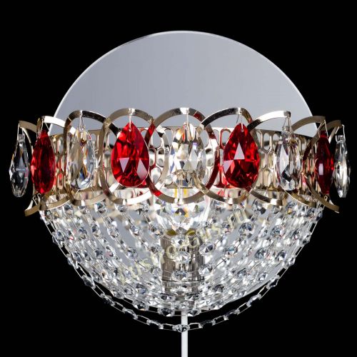 Бра Астра Сетка красная в Саратове Гусь Хрустальный