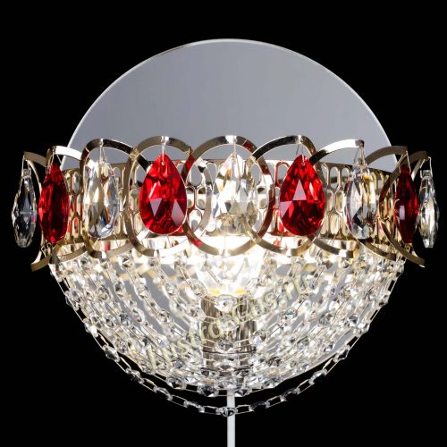 Бра Астра Сетка красная в Саратове Гусь Хрустальный