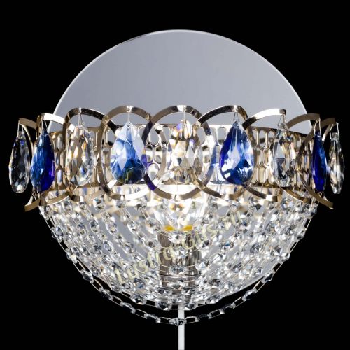 Бра Астра Сетка синяя в Саратове Гусь Хрустальный