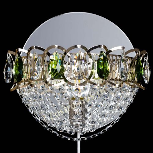 Бра Астра Сетка зеленая в Саратове Гусь Хрустальный