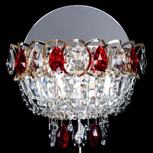 Бра Астра красная в Саратове Гусь Хрустальный