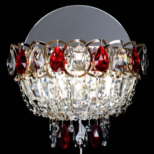 Бра Астра красная в Саратове Гусь Хрустальный