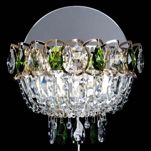 Бра Астра зеленая в Саратове Гусь Хрустальный