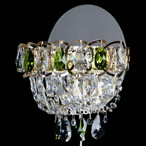 Бра Астра зеленая в Саратове Гусь Хрустальный