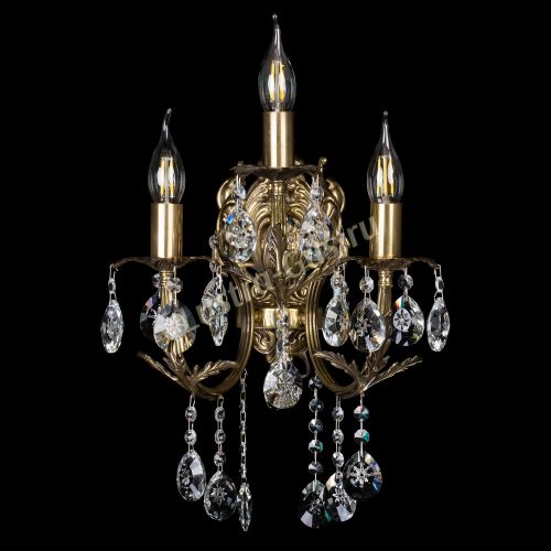 Бра №3 латунь в Саратове Гусь Хрустальный