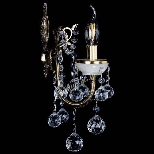 Бра Веста №1 с камнем шар в Саратове Гусь Хрустальный