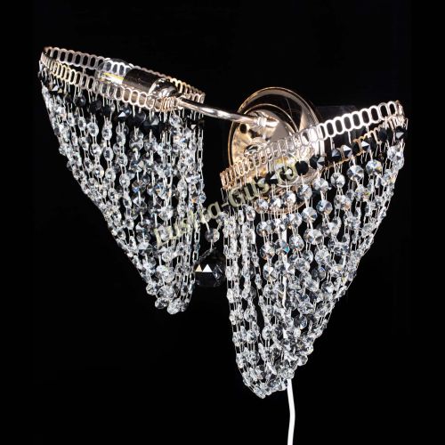 Бра Бутоны №2 черная в Саратове Гусь Хрустальный