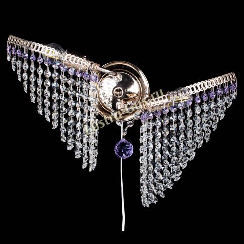 Бра Бутоны №2 фиолетовая в Саратове Гусь Хрустальный