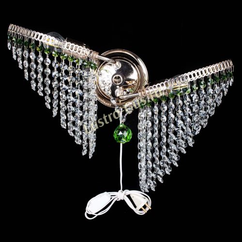 Бра Бутоны №2 зеленая в Саратове Гусь Хрустальный