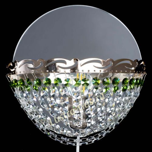 Бра Диана зеленая в Саратове Гусь Хрустальный