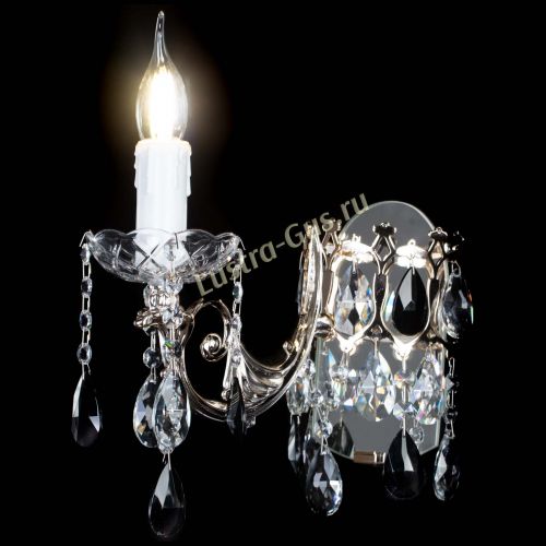 Бра Елизавета №1 мини черная в Саратове Гусь Хрустальный