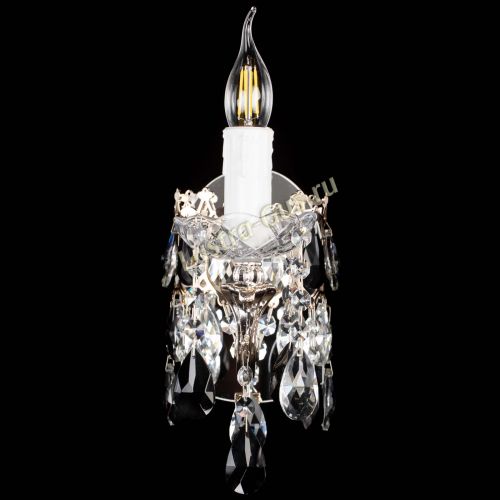 Бра Елизавета №1 мини черная в Саратове Гусь Хрустальный