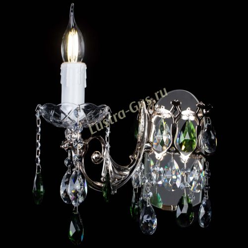 Бра Елизавета №1 мини зеленая в Саратове Гусь Хрустальный