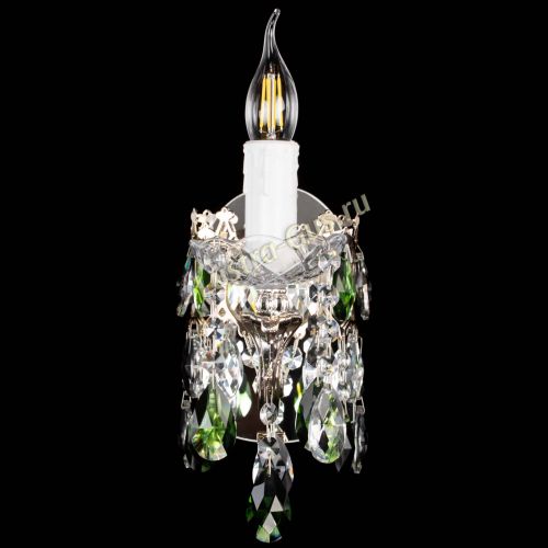 Бра Елизавета №1 мини зеленая в Саратове Гусь Хрустальный