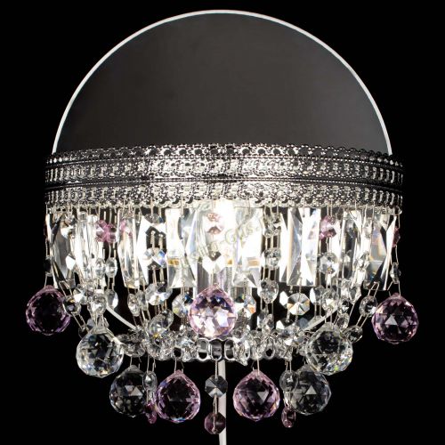 Бра Флоренция шар розовая в Саратове Гусь Хрустальный