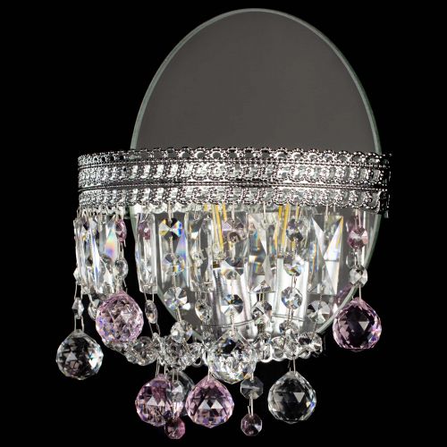 Бра Флоренция шар розовая в Саратове Гусь Хрустальный