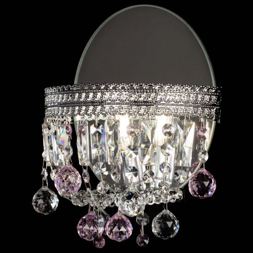 Бра Флоренция шар розовая в Саратове Гусь Хрустальный