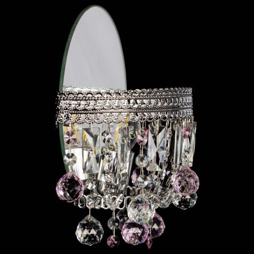 Бра Флоренция шар розовая в Саратове Гусь Хрустальный