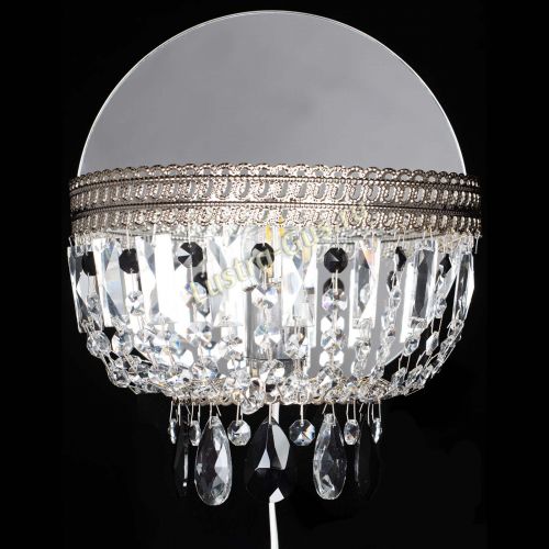 Бра Флоренция журавлик черная в Саратове Гусь Хрустальный