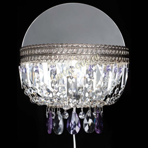 Бра Флоренция журавлик фиолетовая в Саратове Гусь Хрустальный