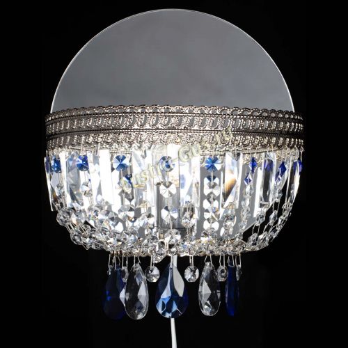 Бра Флоренция журавлик синяя в Саратове Гусь Хрустальный