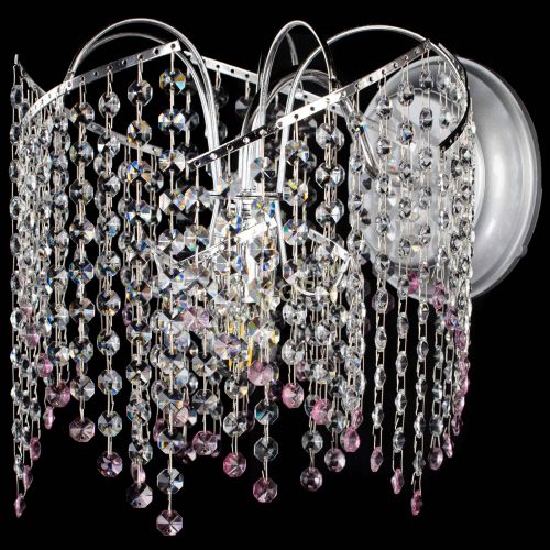 Бра Иволга №2 розовая в Саратове Гусь Хрустальный