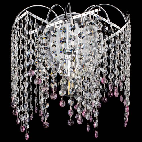 Бра Иволга №2 розовая в Саратове Гусь Хрустальный