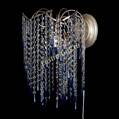 Бра Иволга №3 синяя в Саратове Гусь Хрустальный