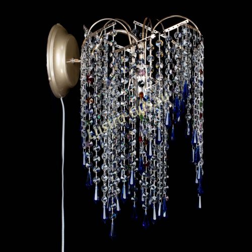 Бра Иволга №3 синяя в Саратове Гусь Хрустальный