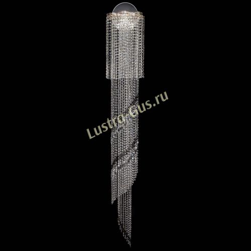 Бра Камелия №1 каскад черная в Саратове Гусь Хрустальный