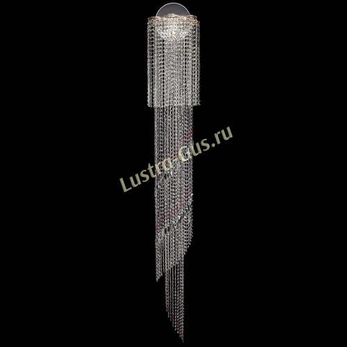 Бра Камелия №1 каскад розовая в Саратове Гусь Хрустальный