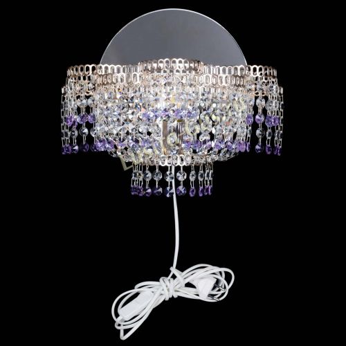 Бра Камелия обтикон Фиолетовая в Саратове Гусь Хрустальный