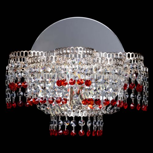 Бра Камелия обтикон Красная в Саратове Гусь Хрустальный