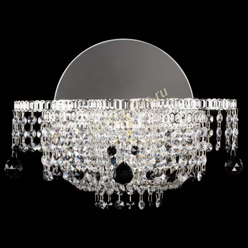 Бра Камелия шар черная в Саратове Гусь Хрустальный