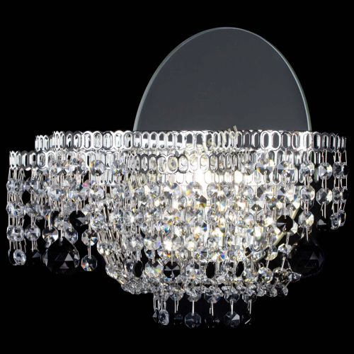 Бра Камелия шар черная в Саратове Гусь Хрустальный