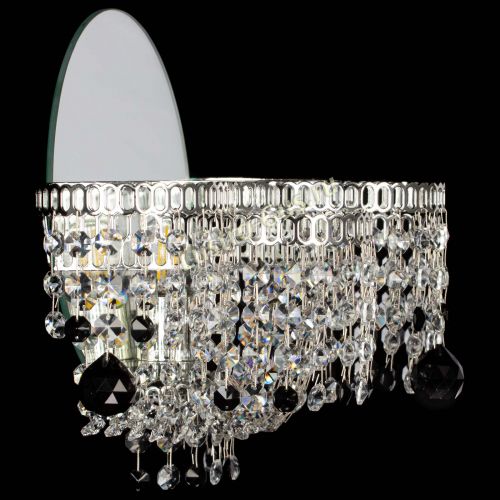 Бра Камелия шар черная в Саратове Гусь Хрустальный